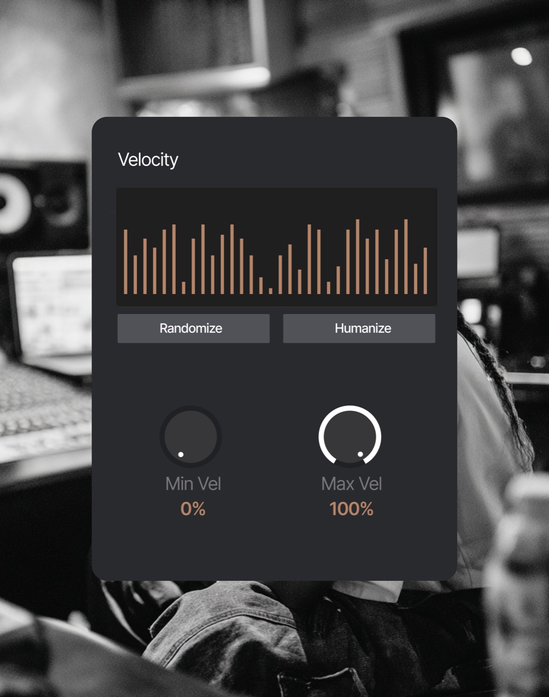 Drummer-1: per-hit dynamics controls
