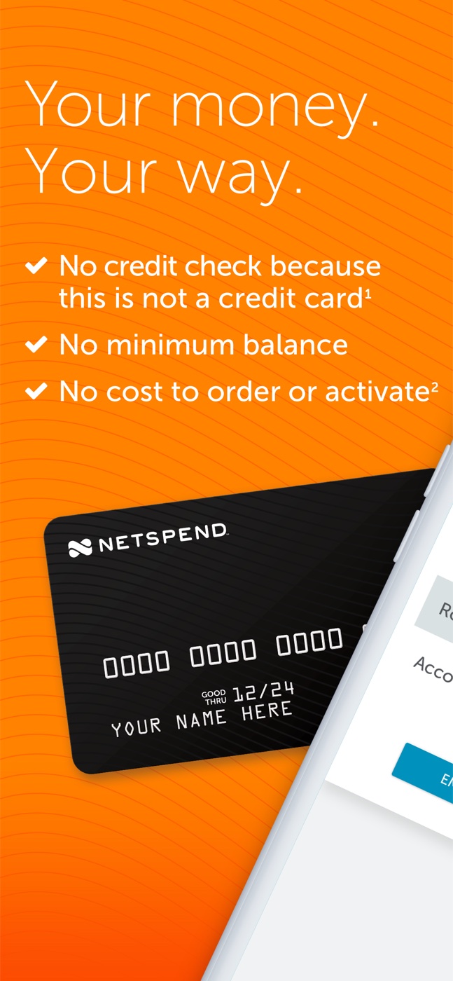 Netspend app: Your money, your way intro