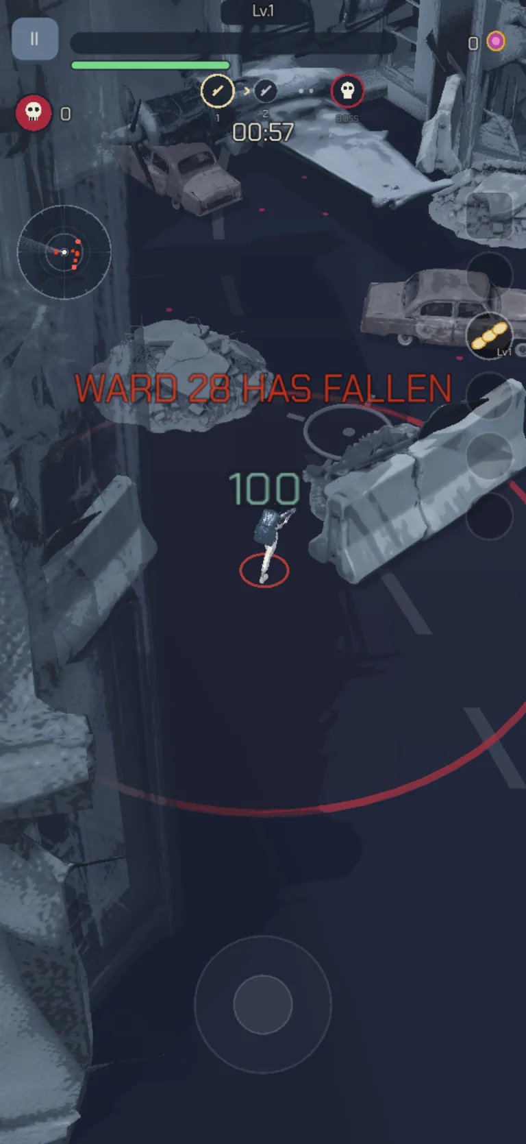 Store screenshot: the fallen street