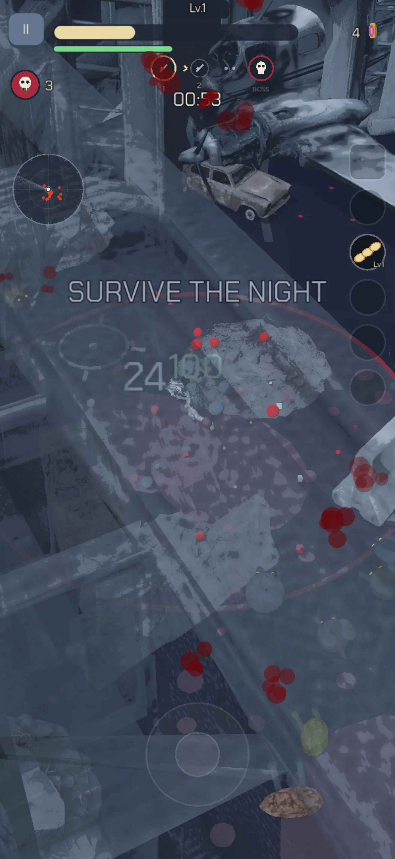 Project 28 store screenshot: survive the night