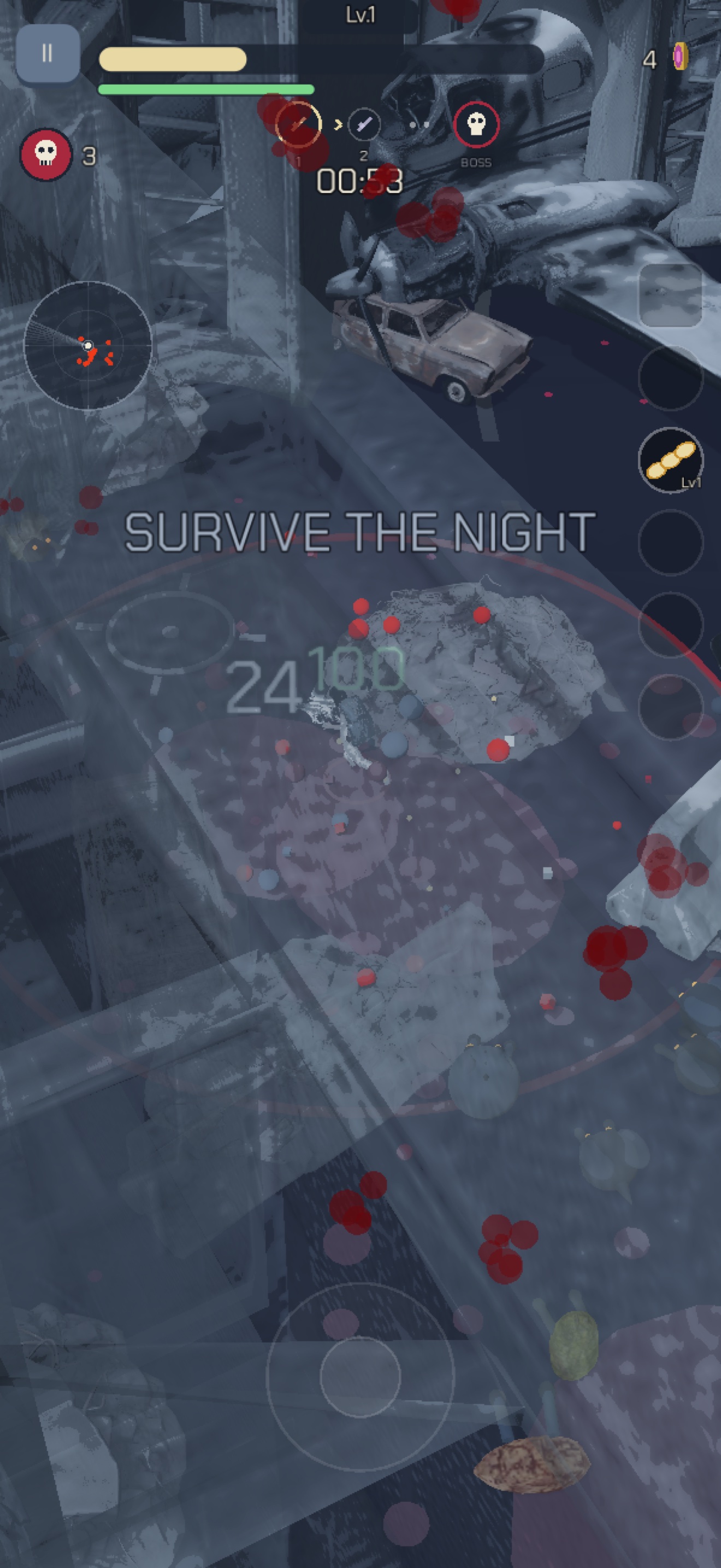 Project 28 store screenshot: survive the night